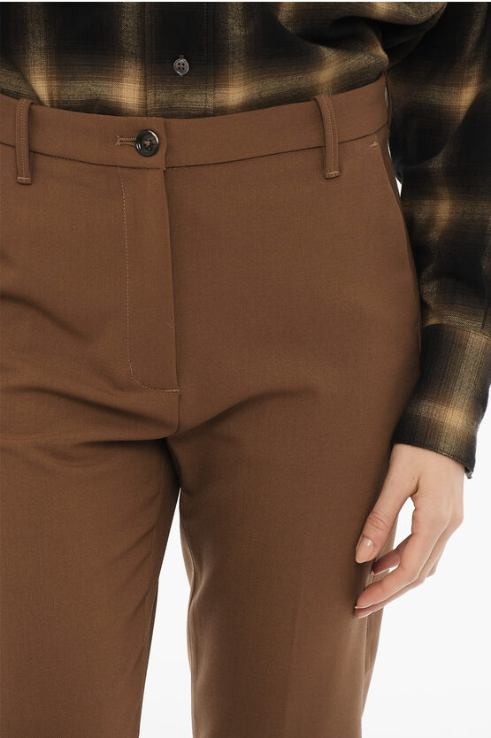 Pantaloni MATILDA in Lana Slim Fit