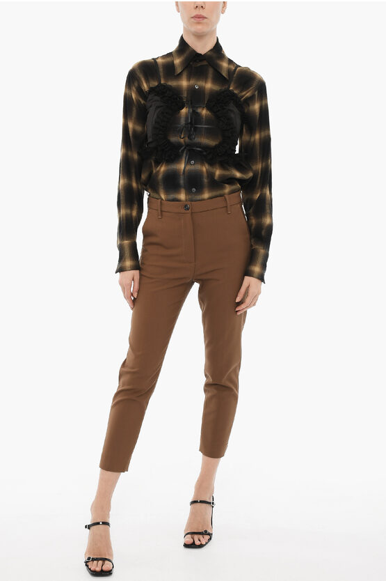 Pantaloni MATILDA in Lana Slim Fit