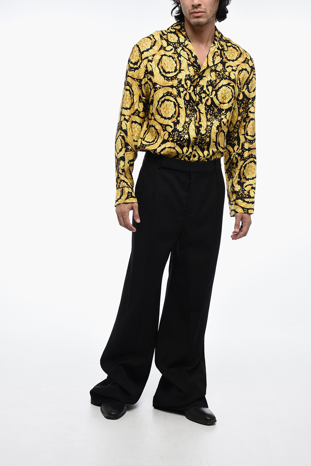 Satin band pants Pants