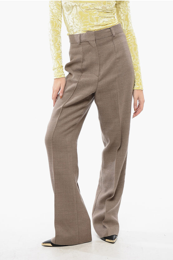 Nanushka Carillo High-waist Slim-fit Wool Trousers