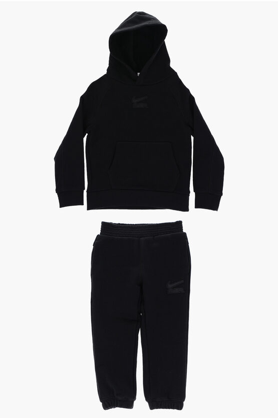 Patch Pocket Hoodie and Joggers Set