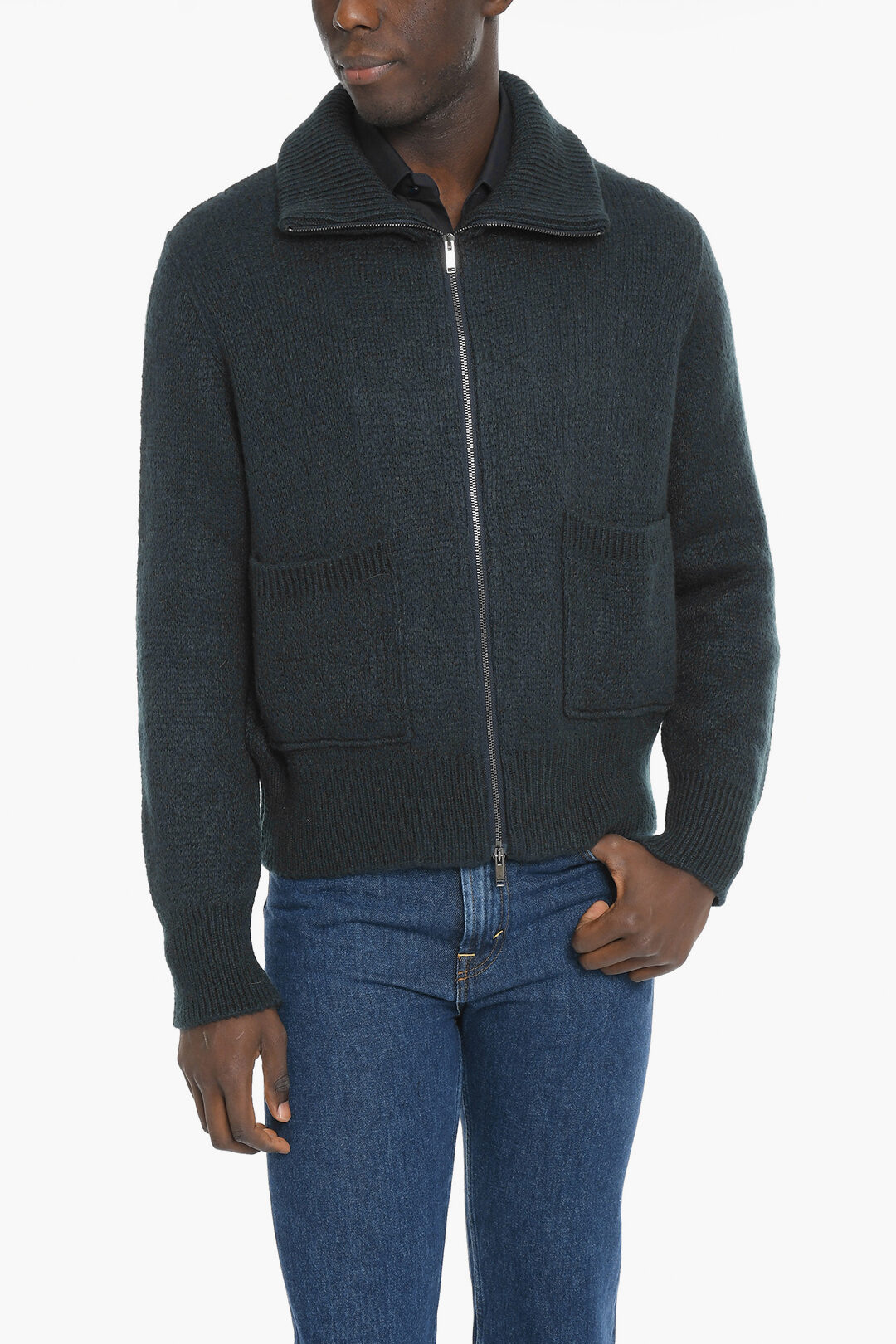Sunhouse Patch Pockets Zipped LEO Sweater men - Glamood Outlet