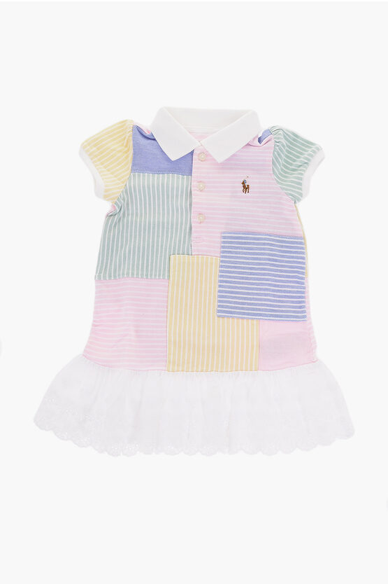 Polo Ralph Lauren Patchwork Motif Dress And Bloomer Set