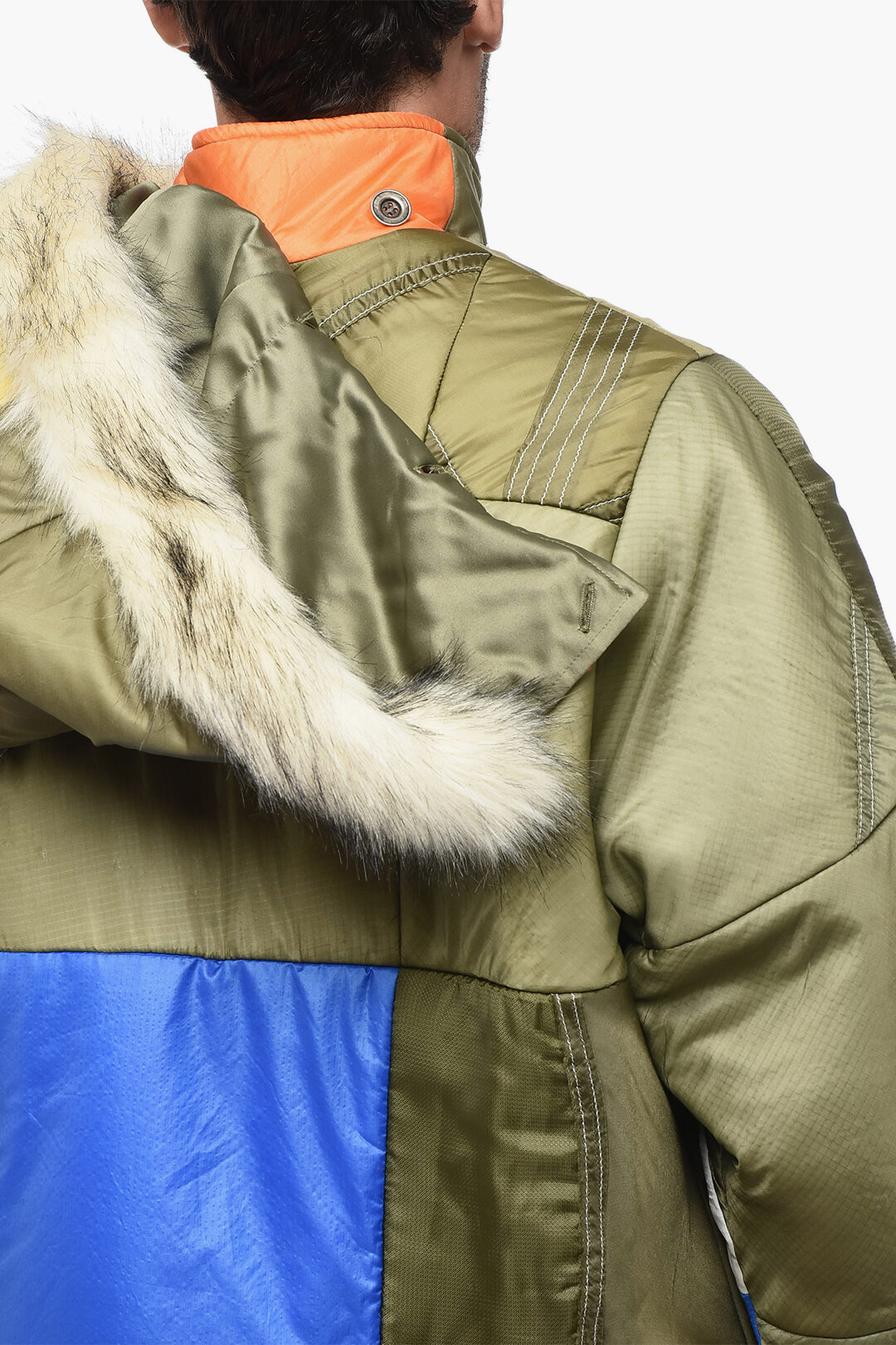 QUILTING LOGO HOODED PUFFER JACKET | XLARGE