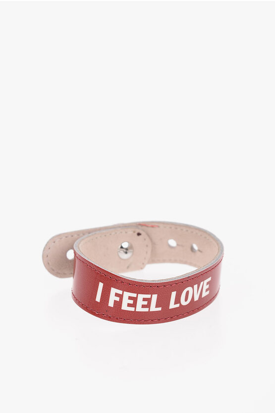 Honey Fucking Dijon Patent And Suede Leather Reversible Bracelet In Brown