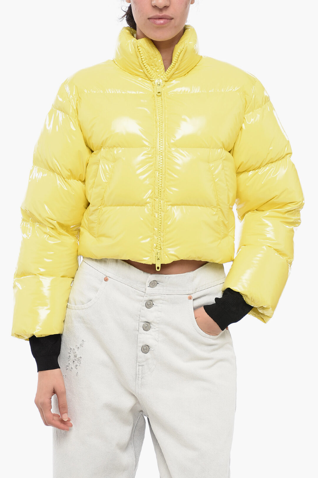 Balenciaga jacket womens yellow online