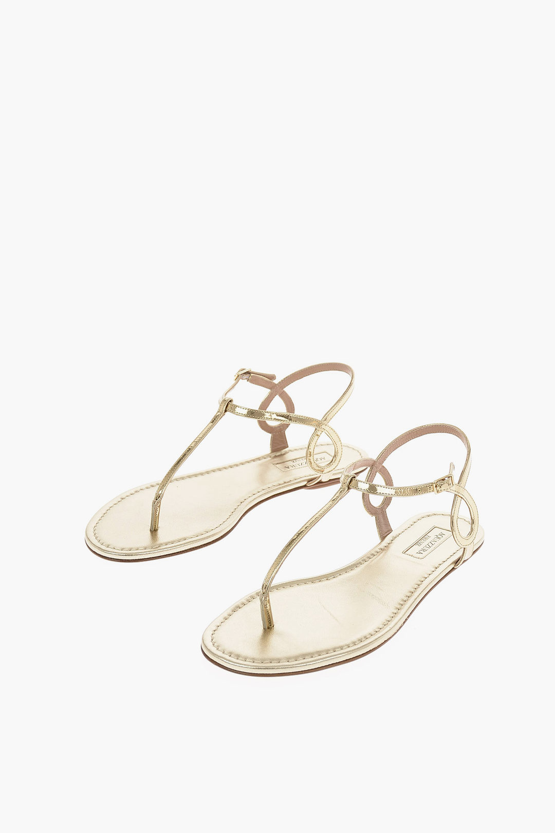 Aquazzura patent leather ALMOST BARE thong sandals women Glamood