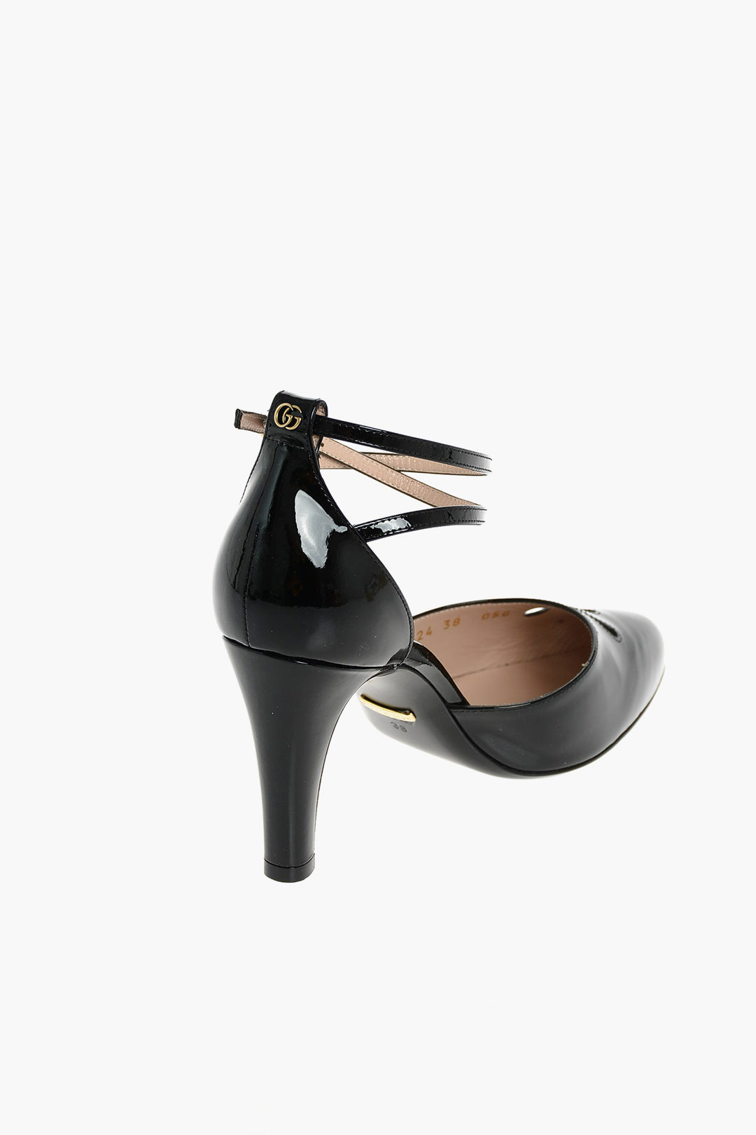 Gucci patent leather Ankle-strap D'Orsay pumps cm women