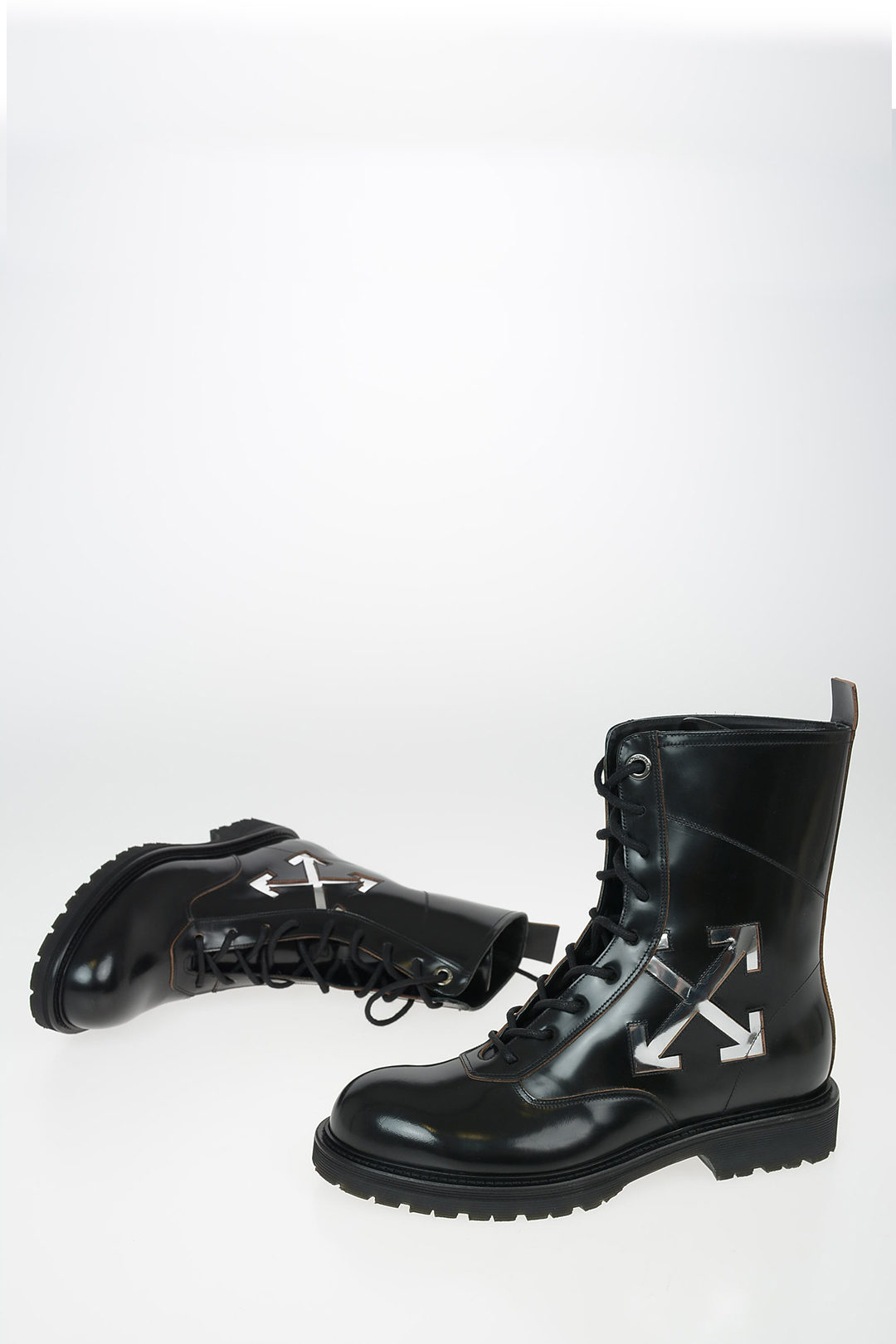 Off-White leather boots men Glamood Outlet