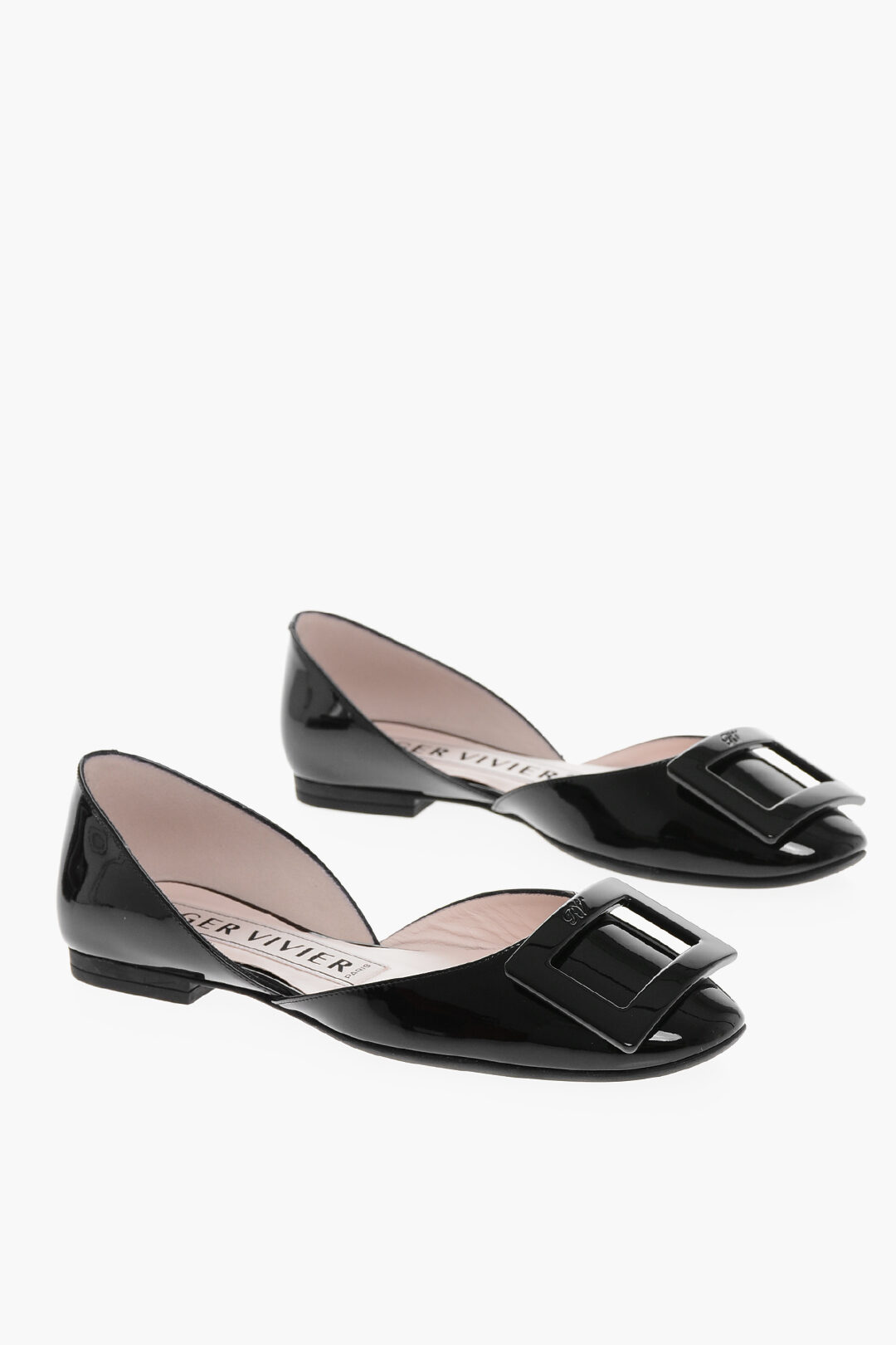 Roger vivier deals patent flats