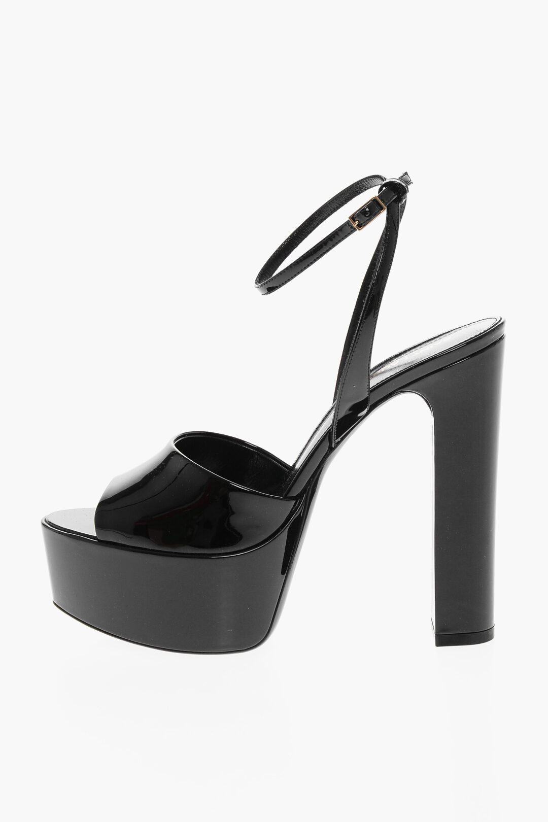 サンダル・ミュール Patent Leather Platform Sandal Shoes Miu Miu Patent leather platform sandals for Women - Black in