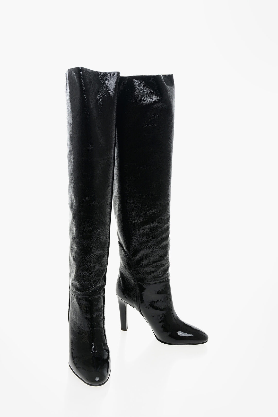 Giuseppe Zanotti Patent Leather KUBRICK Over the Boots 10cm women - Glamood