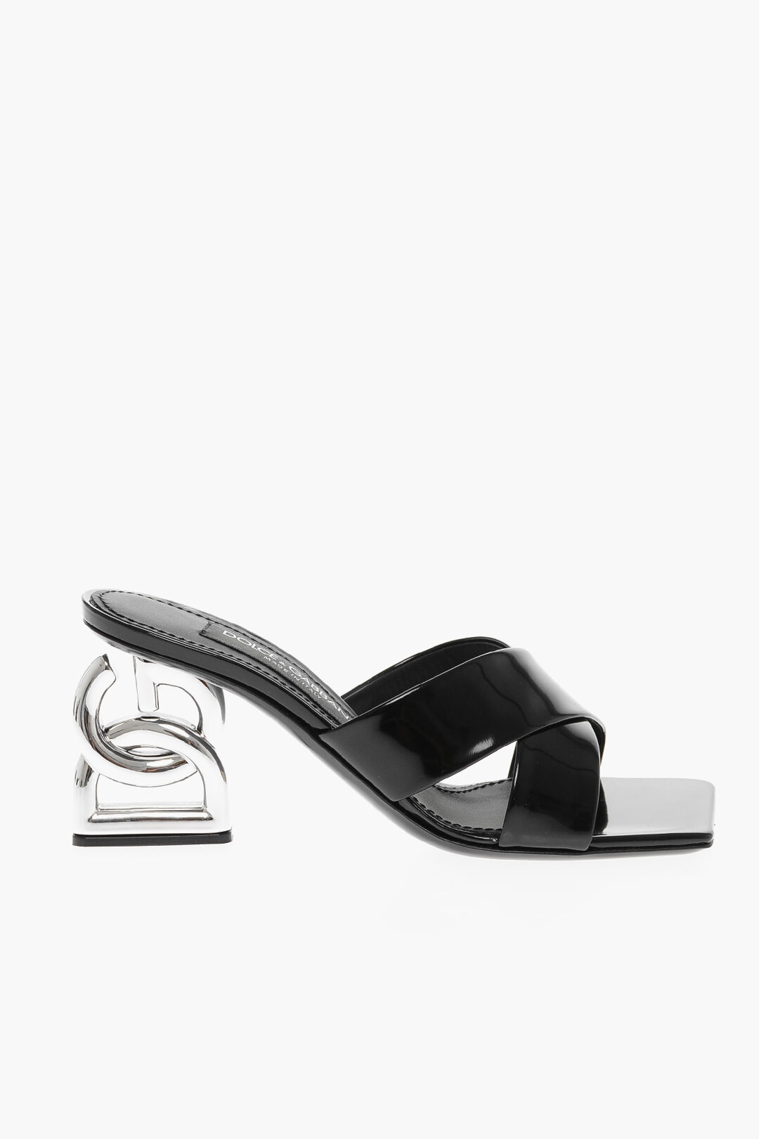 【モダンクラシック】D&G DGロゴ エナメル ミュール Dolce & Gabbana 70mm DG Logo Mules | Pink | FARFETCH