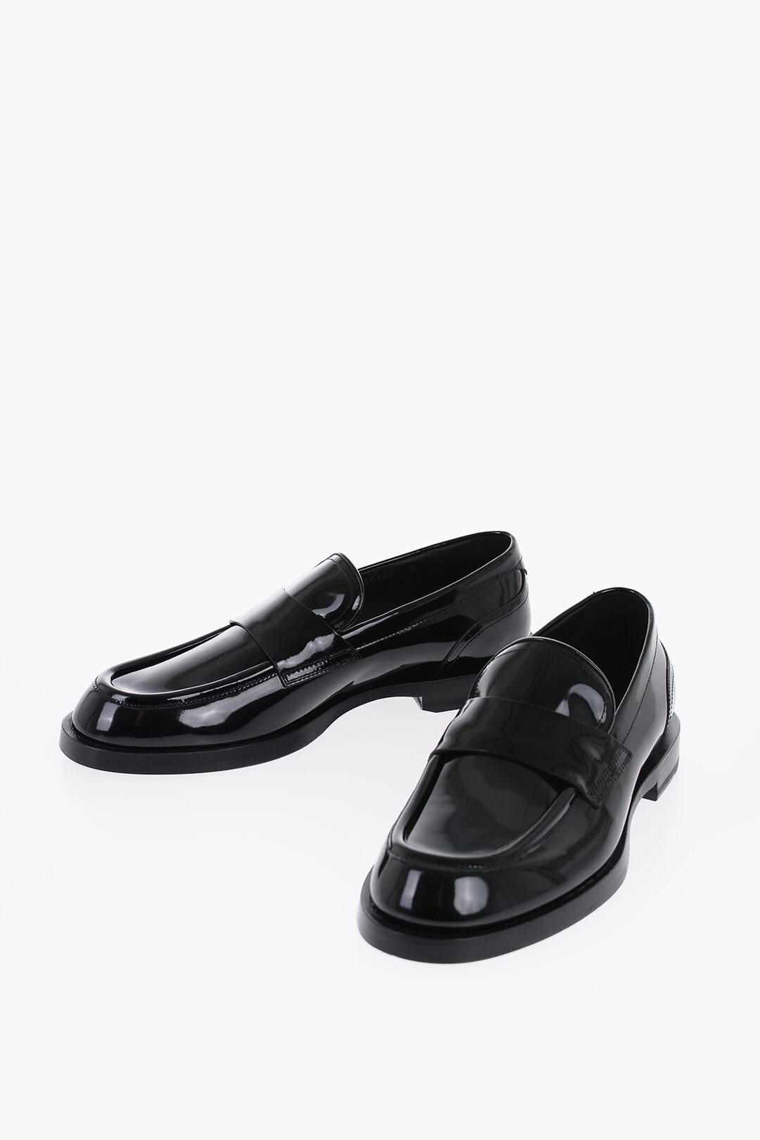 Dolce Gabbana Patent Leather Penny Loafers men Glamood Outlet