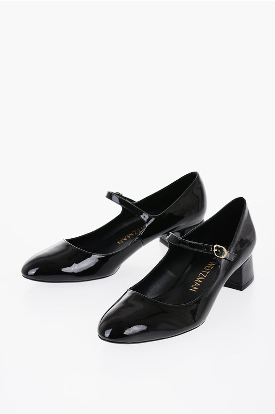 Stuart Weitzman 35mm Vivienne Patent Mary Jane Heels