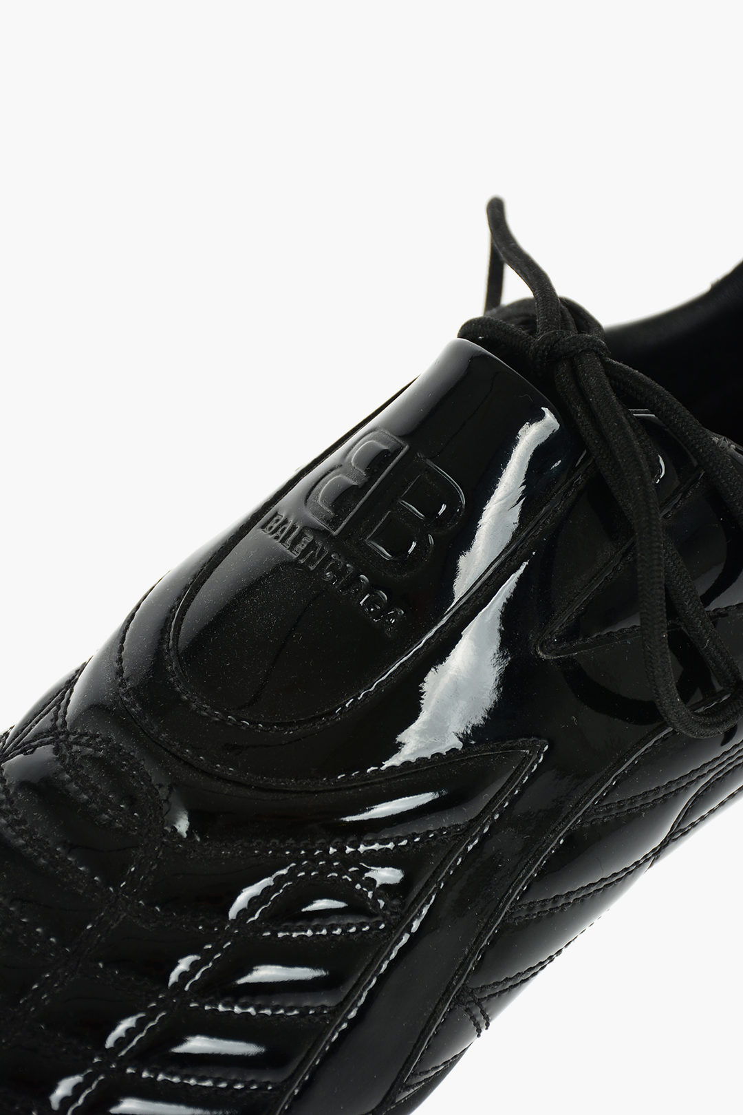 Inspector Leather Derby Shoes in Black  Balenciaga  Mytheresa