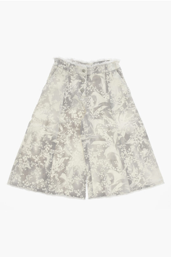 Dior Patterned Flared Pants With Logoed Buttons