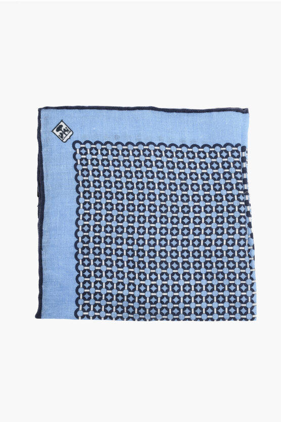 Patterned Linen Poc… - image