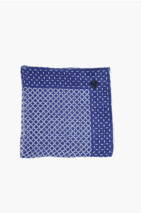 Patterned Linen Poc… - image