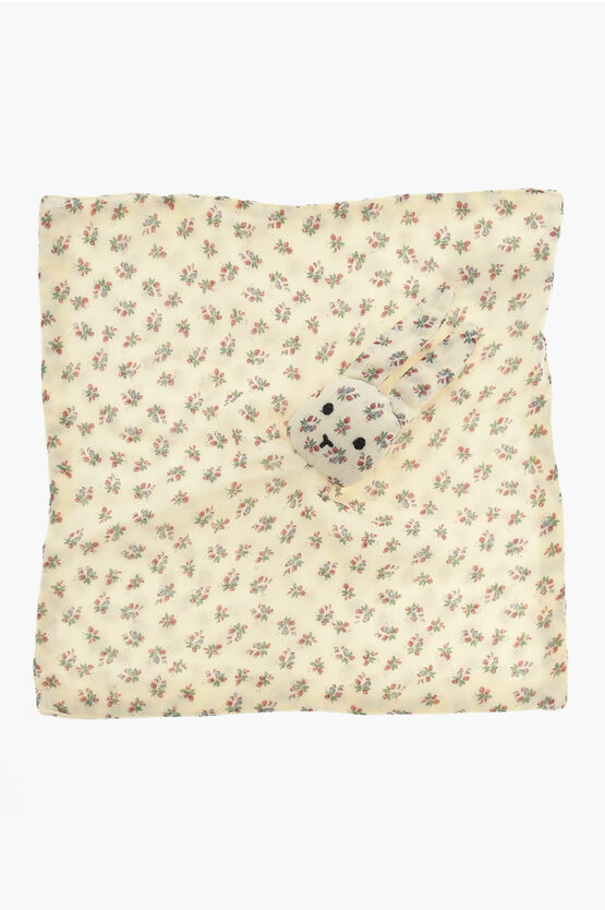 Shop Konges Slojd Patterned Organic Cotton Sleepy Rabbit Doudou