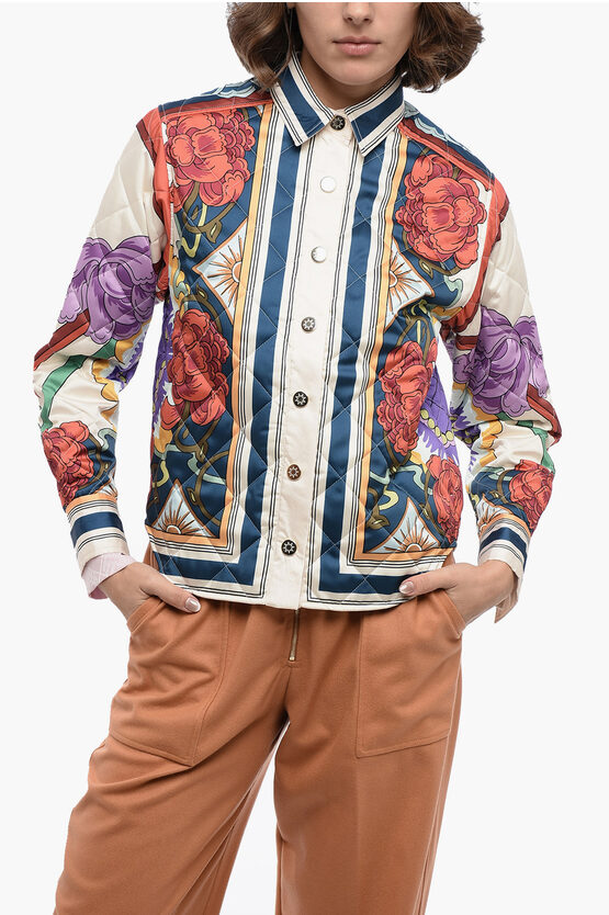 Shop La Doublej Patterned Quilted Edie Jacket