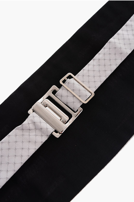 Patterned Silk Cummerbund 