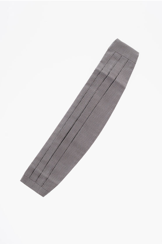 Patterned Silk Cummerbund