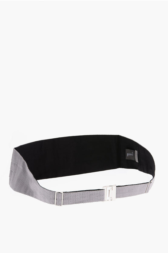 Patterned Silk Cummerbund