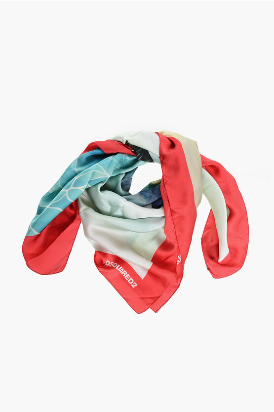 Dsquared2 Patterned Silk Foulard