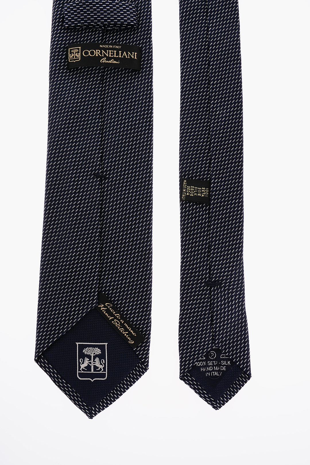 Corneliani Patterned Silk Kipper Tie men - Glamood Outlet