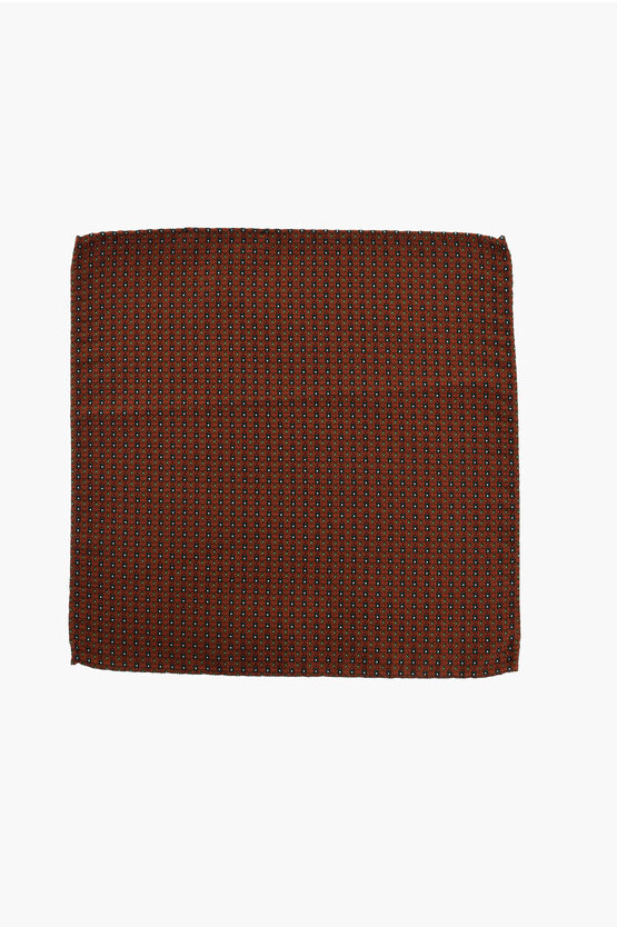 Dsquared2 Patterned Silk Pocket Square