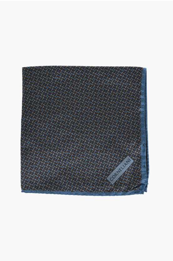 Patterned Silk Pock… - image