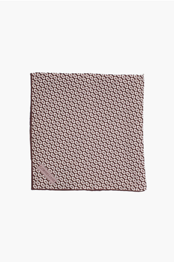 Patterned Silk Pock… - image