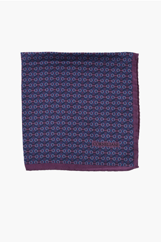 Patterned Silk Pock… - image