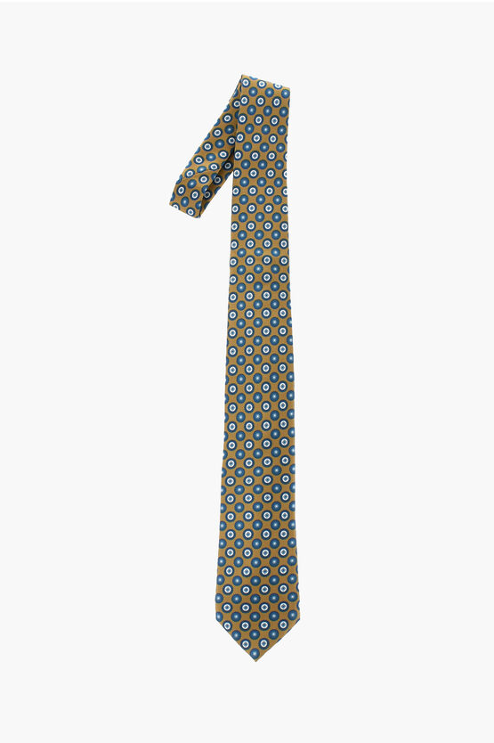 Patterned Silk Tie …