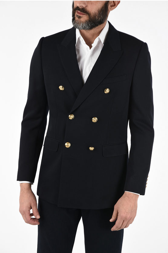Celine peak lapel double-breasted blazer men - Glamood Outlet