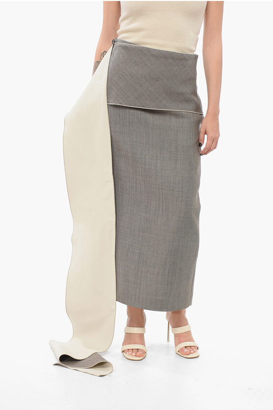 The Row Pencil Skirt With Pendant Layer