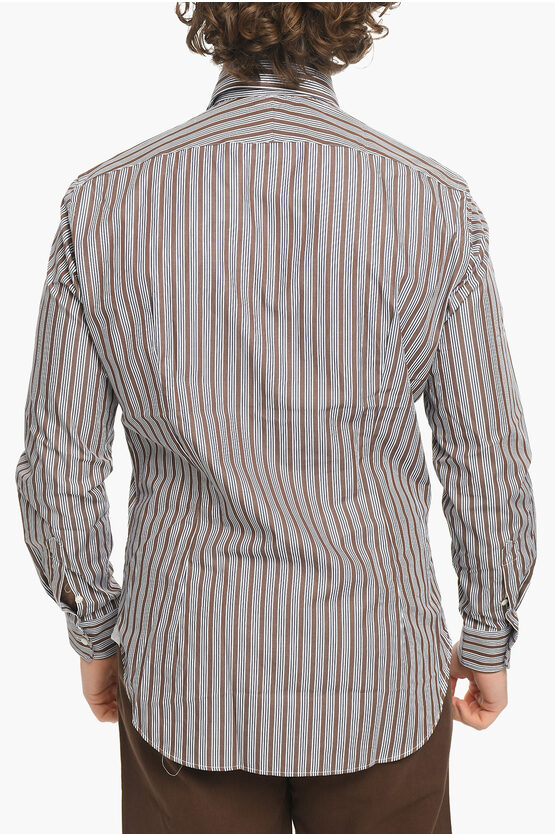 Alex Ingh Pencil Striped Spread Collar LEO CUSTOM Shirt men - Glamood ...