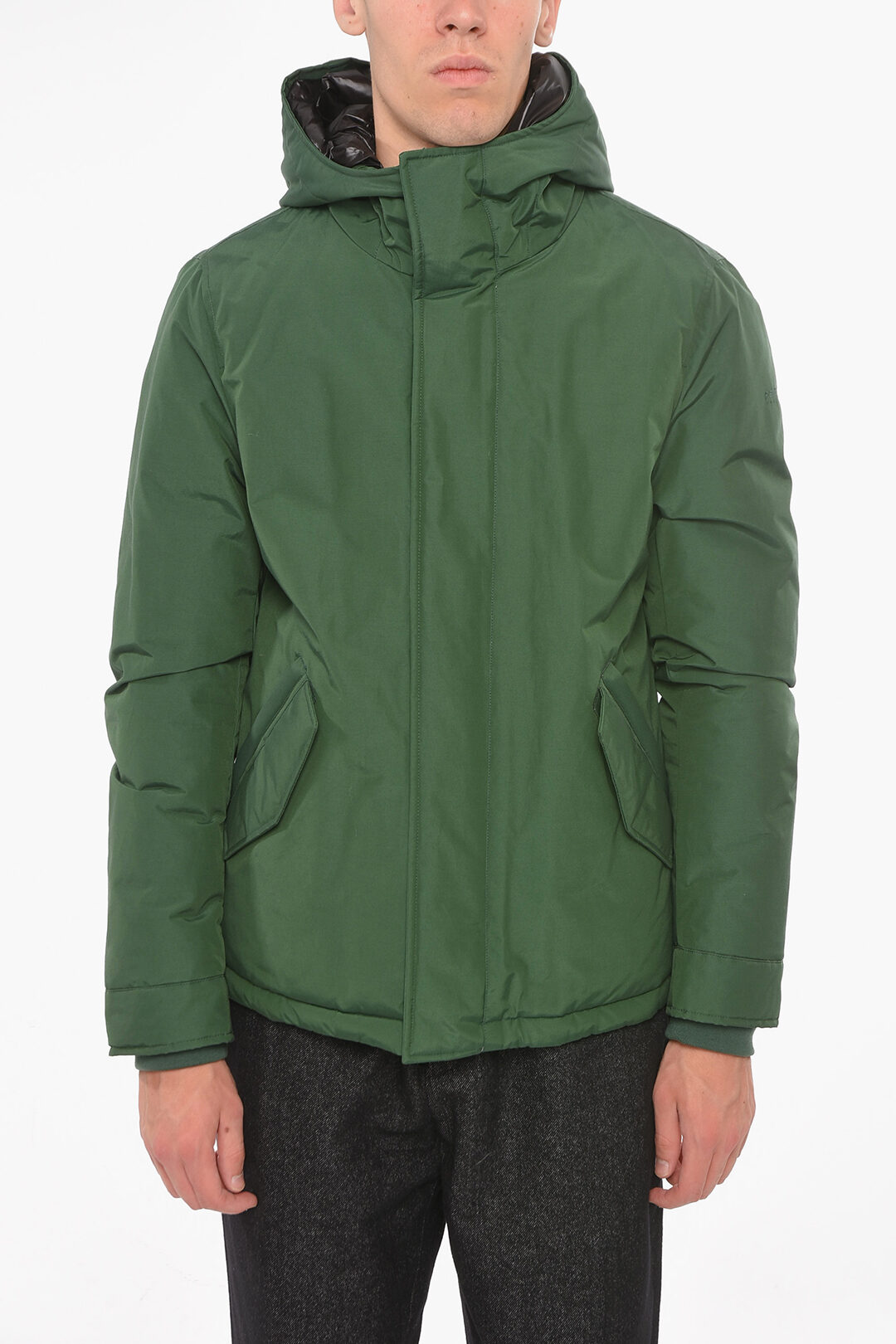 Woolrich PENN-RICH Padded Crop Parka with Hood men - Glamood Outlet