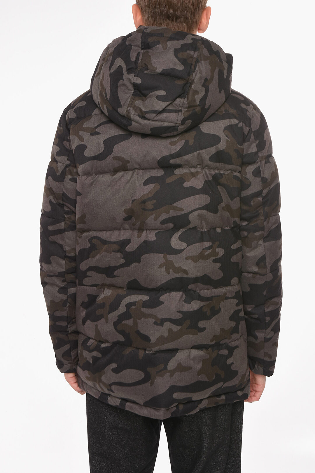 Woolrich PENN-RICH Padded Parka with Camouflage Pattern men - Glamood ...