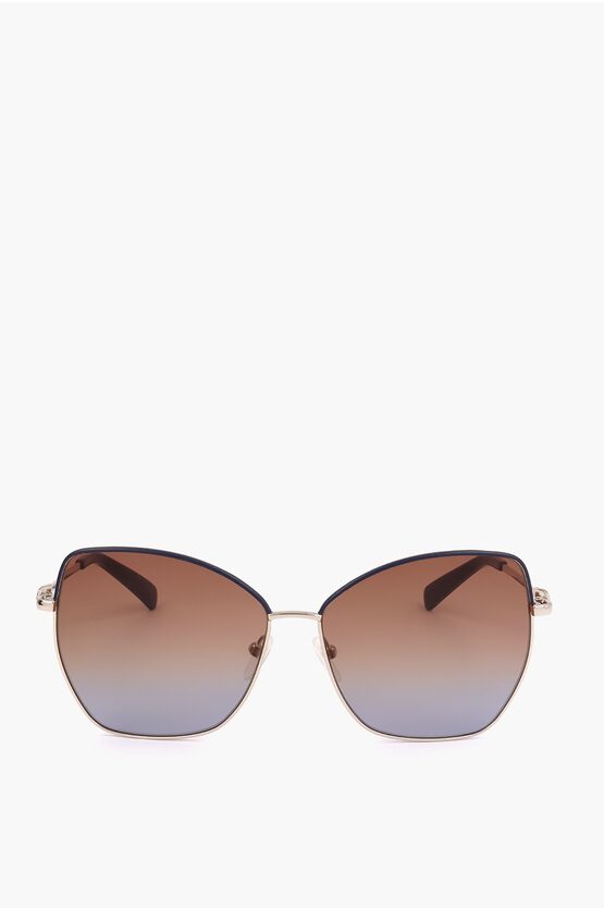 Longchamp Pentagonal Sunglasses With Gradient Lenses