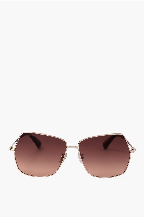 Max Mara Pentagonal Sunglasses With Gradient Lenses