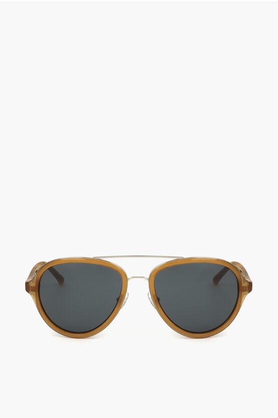 Linda Farrow Phillip Lim Aviator Sunglasses With Metal Bridge