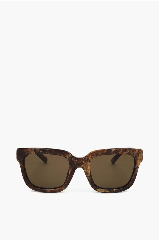 Linda Farrow Phillip Lim Marble Effect Frame Wayfarer Sunglasses