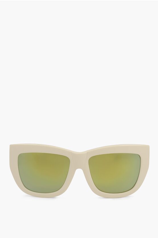 LINDA FARROW PHILLIP LIM WAYFARER SUNGLASSES WITH GRADIENT LENSES