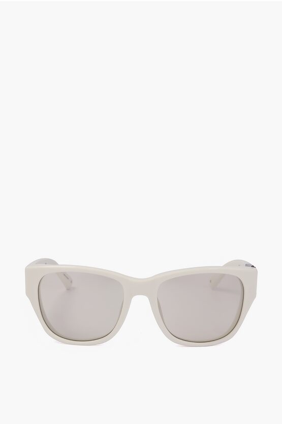 LINDA FARROW PHILLIP LIM WAYFARER SUNGLASSES WITH LIGHT LENSES