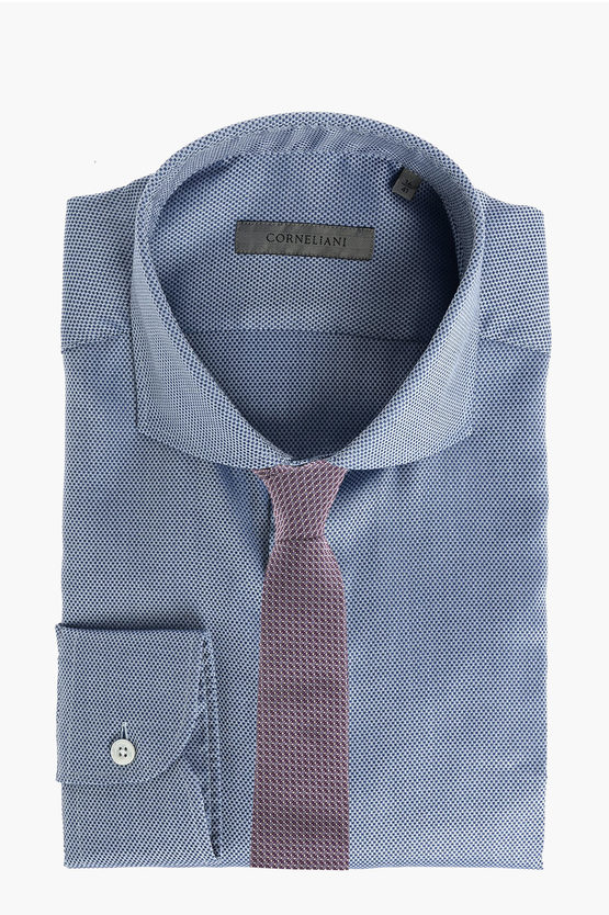 spread collar shirt no tie