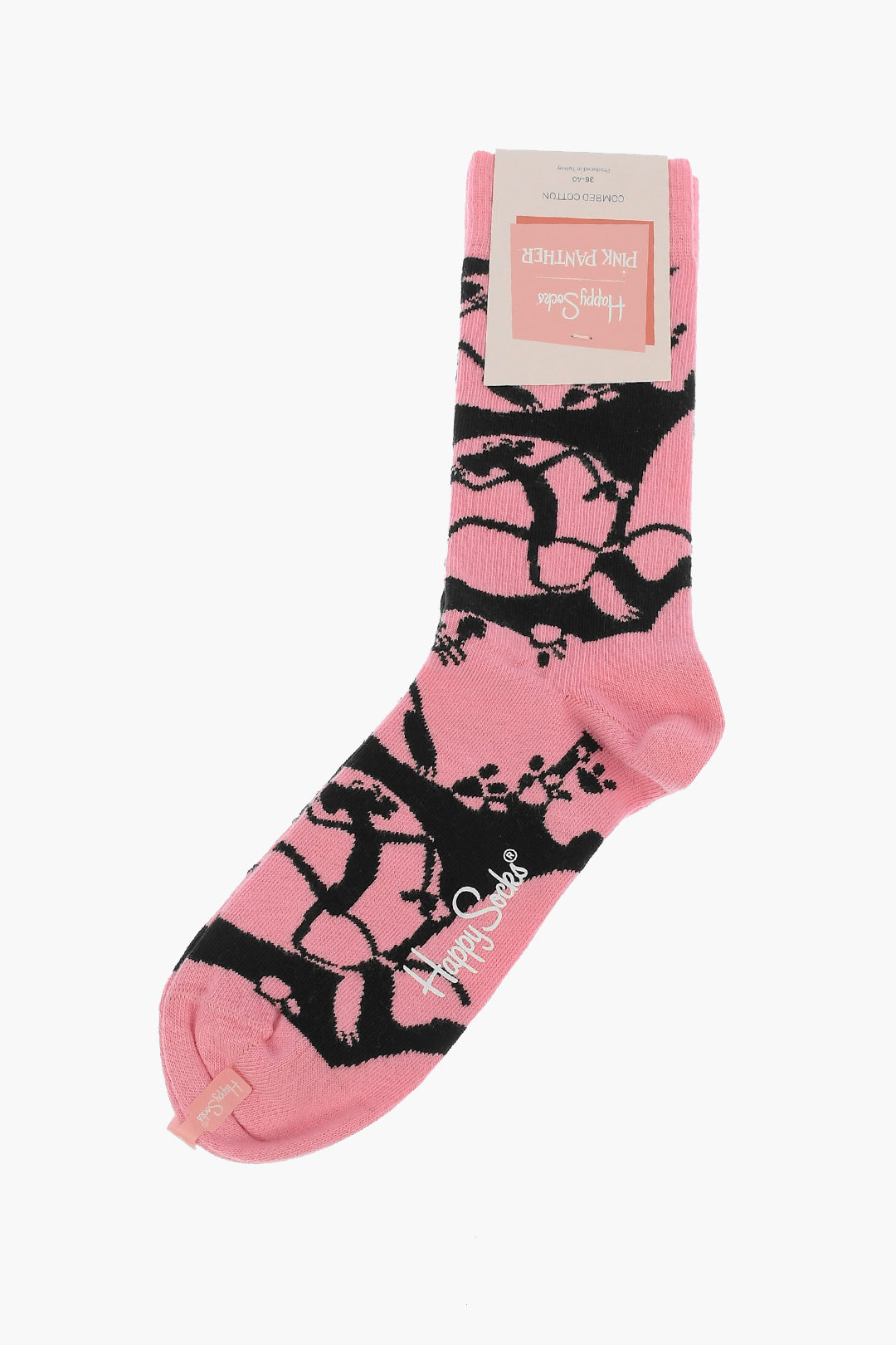Happy Socks Socken Pink Panther 36-40 Pink Panic Sock schwarz / rosa 41-46