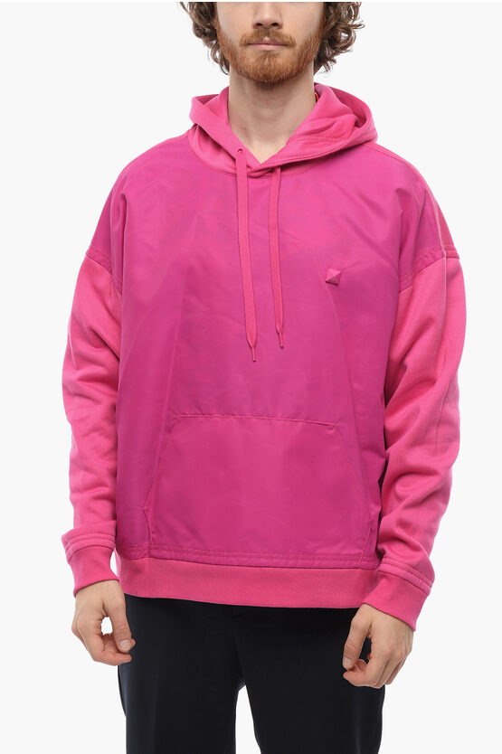 Valentino Man Jacket Fuchsia Size L Polyamide In Pink