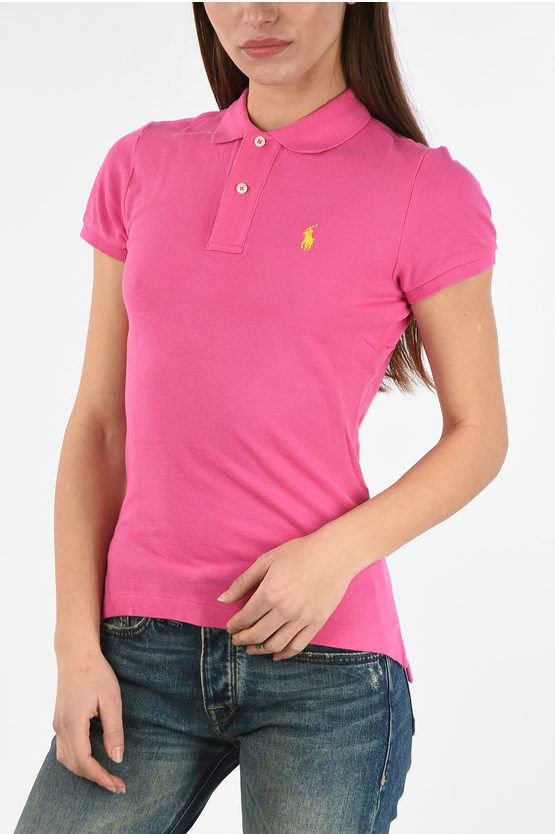 RALPH LAUREN THE SKINNY POLO XS ピンク Ralph Lauren 